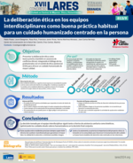 La deliberación ética en los equipos interdisciplinares como buena práctica habitual para un cuidado humanizado centrado en la persona